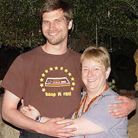 Jenni and myself at Desert Magic 2005 (credit: Kirk Thomas)