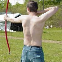 Shooting Archery at Wellspring 2005 (credit: ENC)
