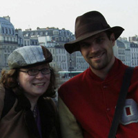 Mehgan and I in Paris (credit: random girls)